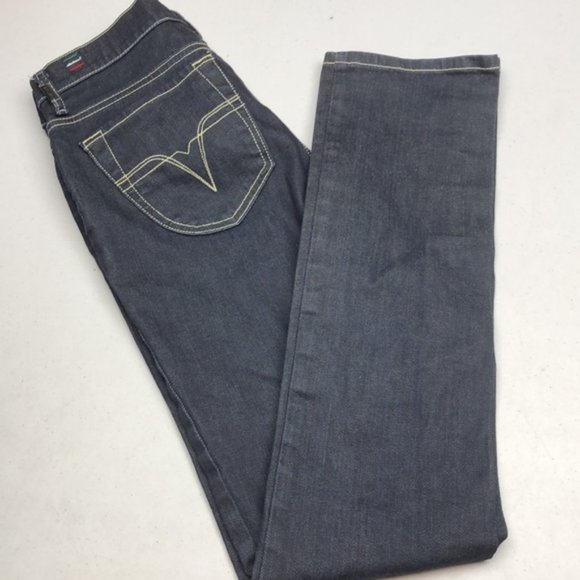 LIKE NEW (Never Washed) DIESEL DARKWASH LIV STRETCH SLIMCUT JEANS 28x32 ⭐ - Picture 3 of 10